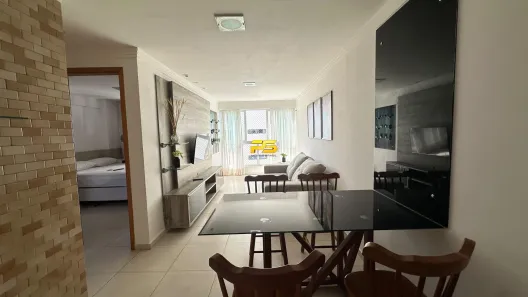 Apartamento com 2 Quartos para alugar, 64m² no Cabo Branco, João Pessoa