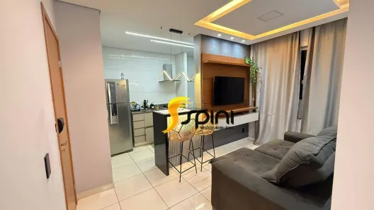 Apartamento com 2 Quartos para alugar, 47m² no Laranjeiras, Uberlândia