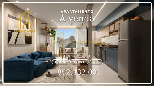 Apartamento com 2 Quartos à venda, 58m² no Praia do Suá, Vitória