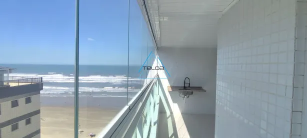 Apartamento com 3 Quartos para alugar, 127m² no Caiçara, Praia Grande