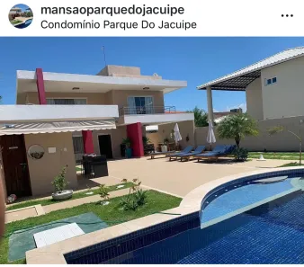Apartamento com 4 Quartos para alugar, 345m² no Barra do Jacuípe, Camaçari