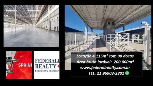 Galpão/Depósito/Armazém para alugar, 4115m² no Parque Duque, Duque de Caxias