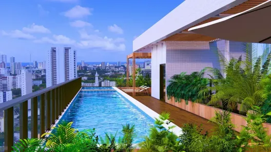 Apartamento com 1 Quarto à venda, 23m² no Boa Vista, Recife