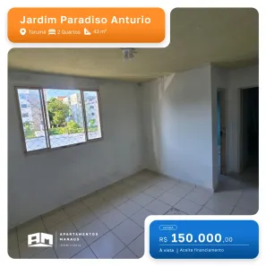 Apartamento com 2 Quartos à venda, 43m² no Tarumã, Manaus