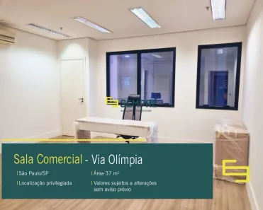 Sala Comercial à venda, 37m² no Vila Olímpia, São Paulo
