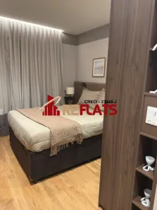 Flat com 1 Quarto para alugar, 33m² no Cerqueira César, São Paulo