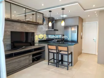 Flat com 1 Quarto para alugar, 59m² no Brooklin Paulista, São Paulo