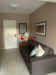 Flat com 1 Quarto para alugar, 50m² no Moema, São Paulo