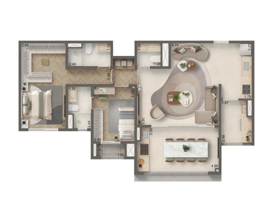 THE RESIDENCE BROOKLIN BY LIVING no Brooklin Paulista, São Paulo