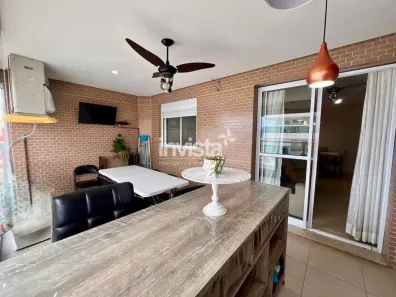 Apartamento com 3 Quartos à venda, 87m² no Pompéia, Santos
