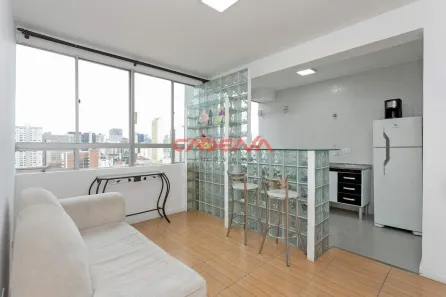 Apartamento com 1 Quarto para alugar, 36m² no Centro, Curitiba