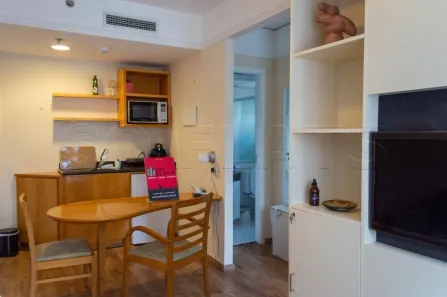 Flat com 1 Quarto para alugar, 33m² no Moema, São Paulo