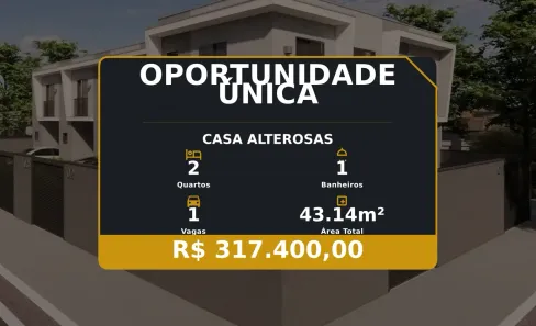 Casa com 2 Quartos à venda, 43m² no Alterosas, Serra