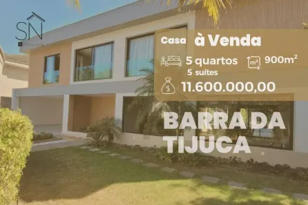Casa de Condomínio com 5 Quartos à venda, 900m² no Barra da Tijuca, Rio de Janeiro
