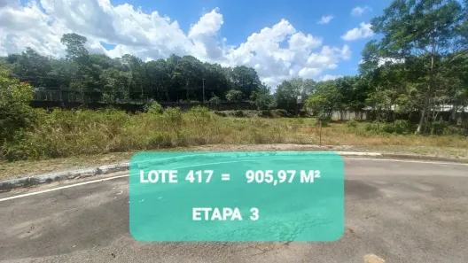 Lote/Terreno à venda, 814m² no Tarumã, Manaus
