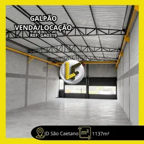 Galpão/Depósito/Armazém à venda, 1137m² no Mauá, São Caetano do Sul
