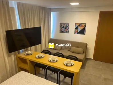 Apartamento com 1 Quarto para alugar, 28m² no Porto de Galinhas, Ipojuca
