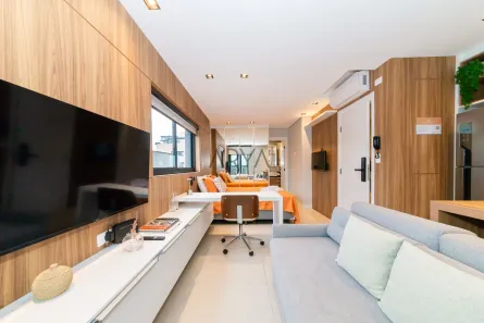 Apartamento com 1 Quarto à venda, 32m² no Mercês, Curitiba