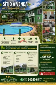 Fazenda/Sítio com 4 Quartos à venda, 150m² no Loteamento Palomar, Juquitiba