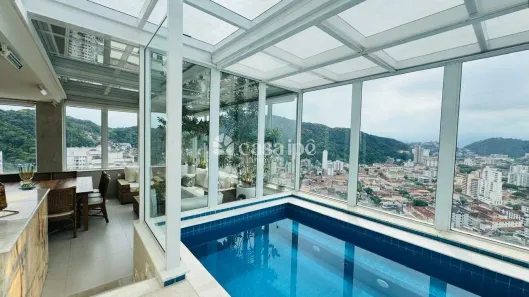 Cobertura com 4 Quartos à venda, 300m² no Marapé, Santos
