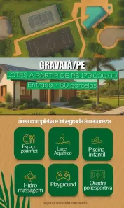 Lote/Terreno à venda, 476m² no Cruzeiro, Gravatá