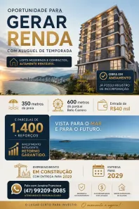 Apartamento com 1 Quarto à venda, 40m² no Armação, Penha