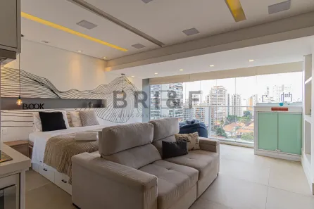 Apartamento com 1 Quarto à venda, 41m² no Cidade Monções, São Paulo