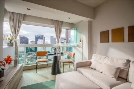 Apartamento com 1 Quarto para alugar, 40m² no Pinheiros, São Paulo