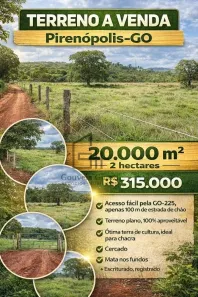 Lote/Terreno à venda, 20000m² no Vila Estrela Dalva, Pirenópolis