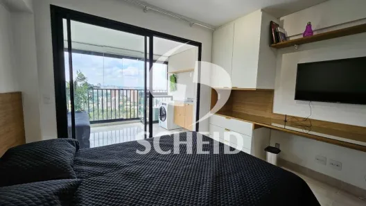 Flat com 1 Quarto para alugar, 31m² no Santo Amaro, São Paulo