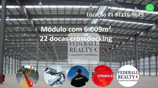 Galpão/Depósito/Armazém para alugar, 6009m² no Cordovil, Rio de Janeiro