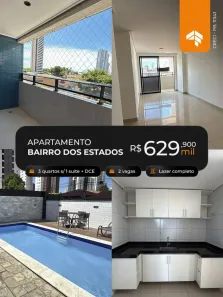 Apartamento com 3 Quartos à venda, 86m² no Estados, João Pessoa