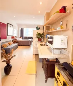 Apartamento à venda, 30m² no Boqueirão, Santos