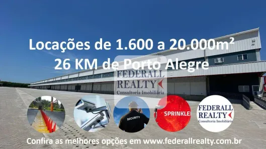 Galpão/Depósito/Armazém para alugar, 2132m² no Ipiranga, Gravataí