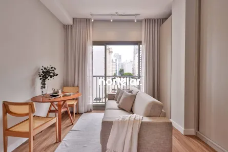 Apartamento com 1 Quarto para alugar, 25m² no Santa Cecília, São Paulo