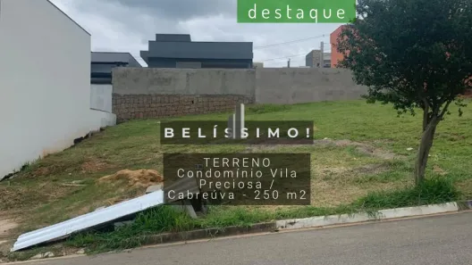 Lote/Terreno à venda, 250m² no Aglomeração Urbana de Jundiaí, Cabreúva