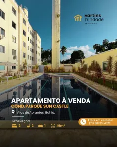 Apartamento com 2 Quartos à venda, 49m² no Boa União (Abrantes), Camaçari