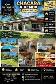 Fazenda/Sítio com 3 Quartos à venda, 1000m² no Recanto das Andorinhas, Pinhalzinho