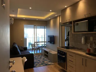 Apartamento com 1 Quarto para alugar, 42m² no Cidade Monções, São Paulo