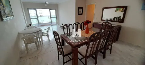 Apartamento com 3 Quartos para alugar, 142m² no Pitangueiras, Guarujá