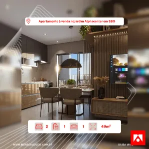 Apartamento com 2 Quartos à venda, 50m² no Jardim Alphacenter, Santa Bárbara D'Oeste
