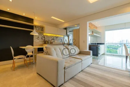 Apartamento com 3 Quartos para alugar, 84m² no Brooklin Paulista, São Paulo