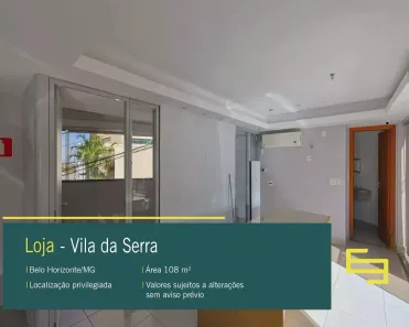 Ponto Comercial para alugar, 108m² no Vale do Sereno, Nova Lima