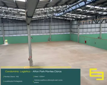 Galpão/Depósito/Armazém para alugar, 1530m² no Alterosas, Montes Claros