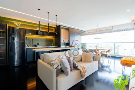 Apartamento com 2 Quartos para alugar, 77m² no Santo Amaro, São Paulo
