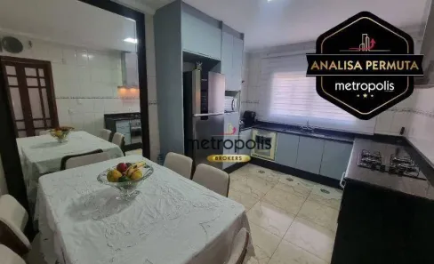 Sobrado com 3 Quartos à venda, 122m² no Campestre, Santo André