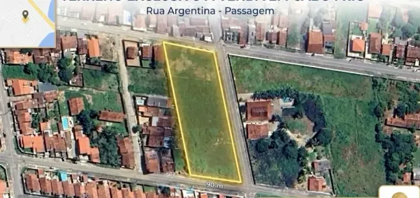 Lote/Terreno com 1 Quarto à venda, 4240m² no Passagem de Areia, Parnamirim