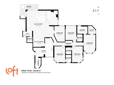 Apartamento com 5 Quartos à venda, 283m² no Sumaré, São Paulo