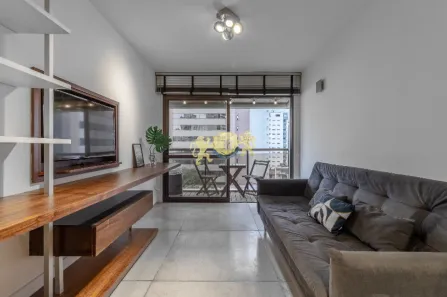 Flat com 1 Quarto para alugar, 45m² no Cerqueira César, São Paulo