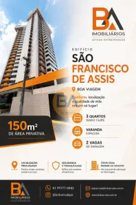 Apartamento com 3 Quartos à venda, 150m² no Boa Viagem, Recife